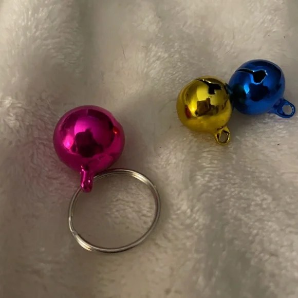 Colorful Cat Collar Bells Set - Picture 3 of 4